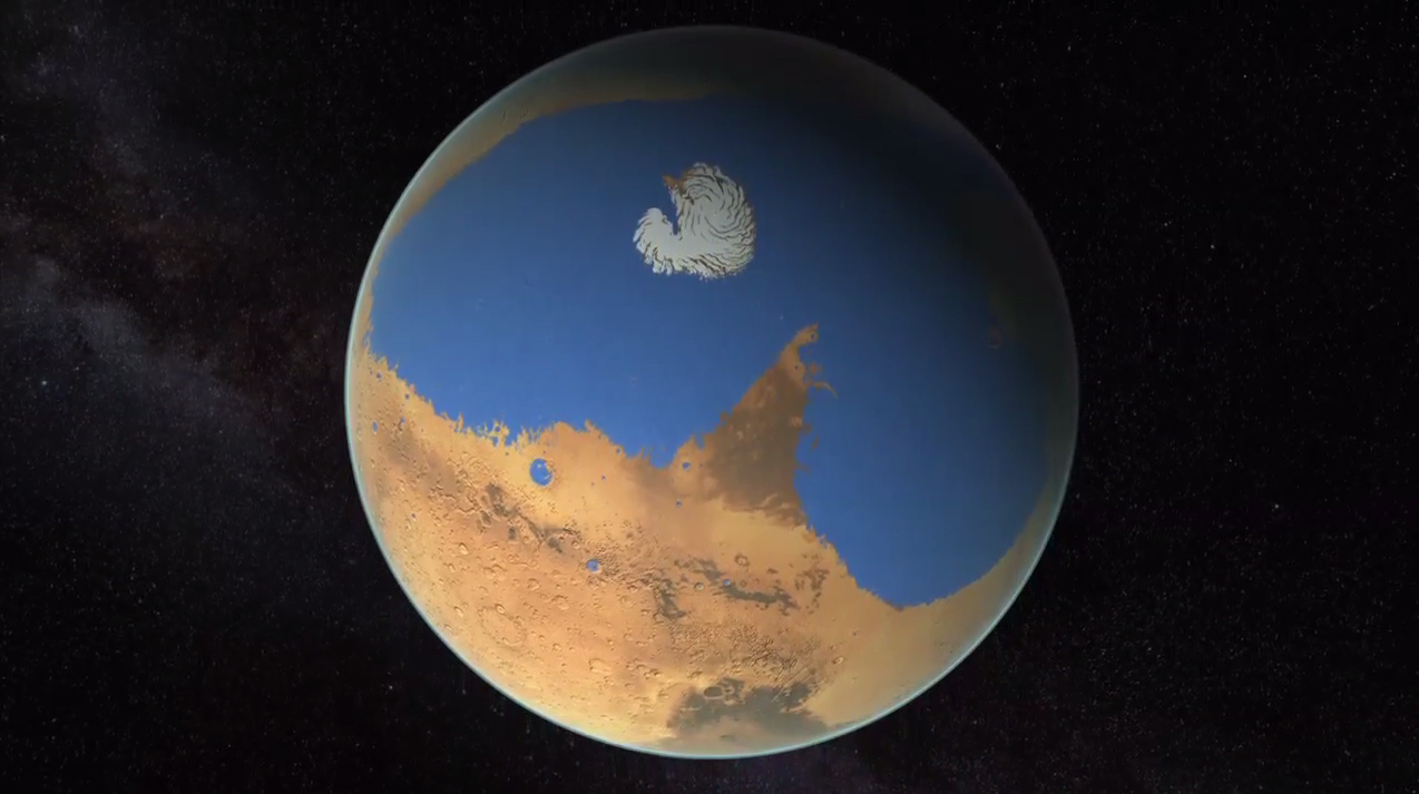 Ancient Mars May Have Had Slow-Moving Monster Waves